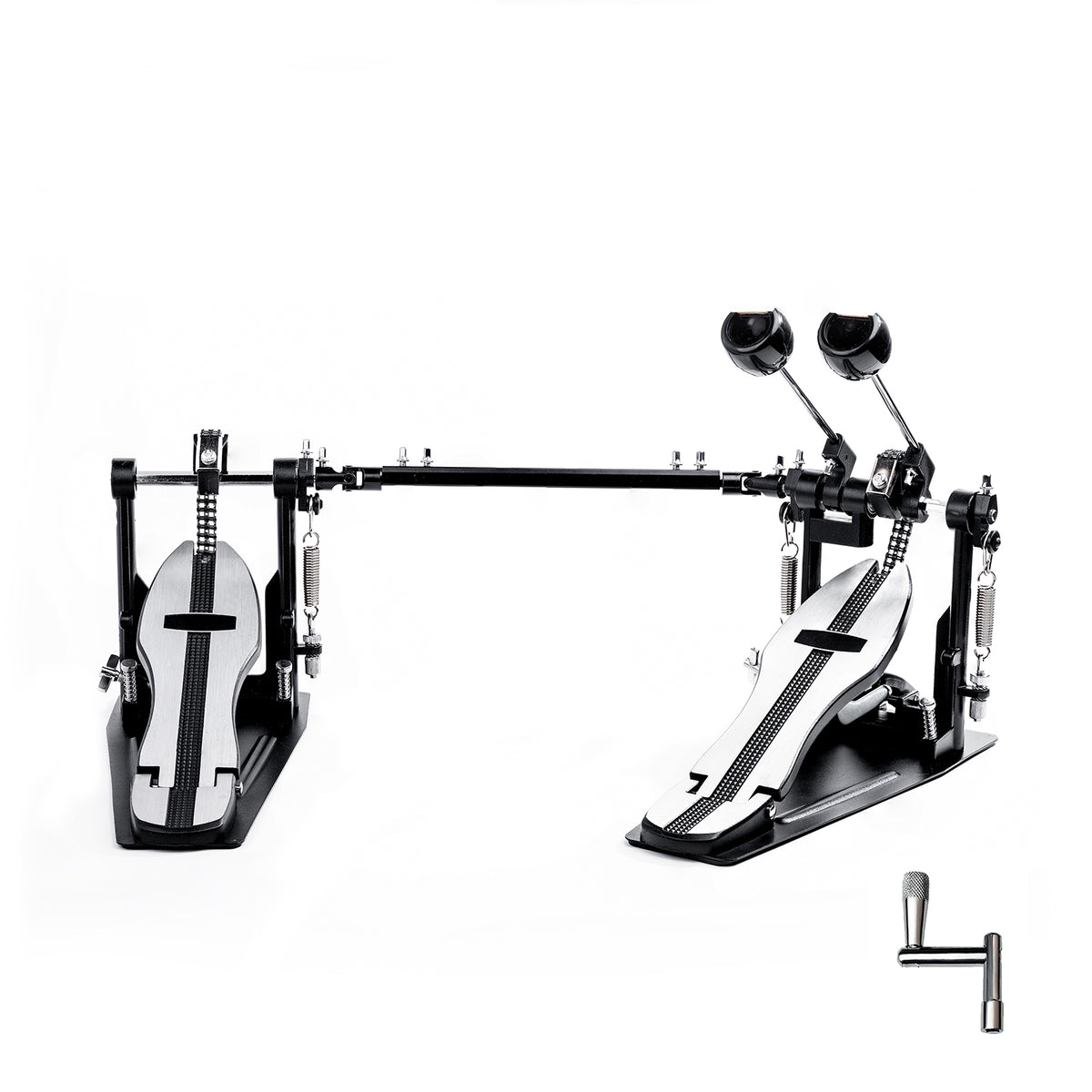 Vaisoeny Doppelpedal für Bassdrum, Doppelkette (V-SC-SZ11)