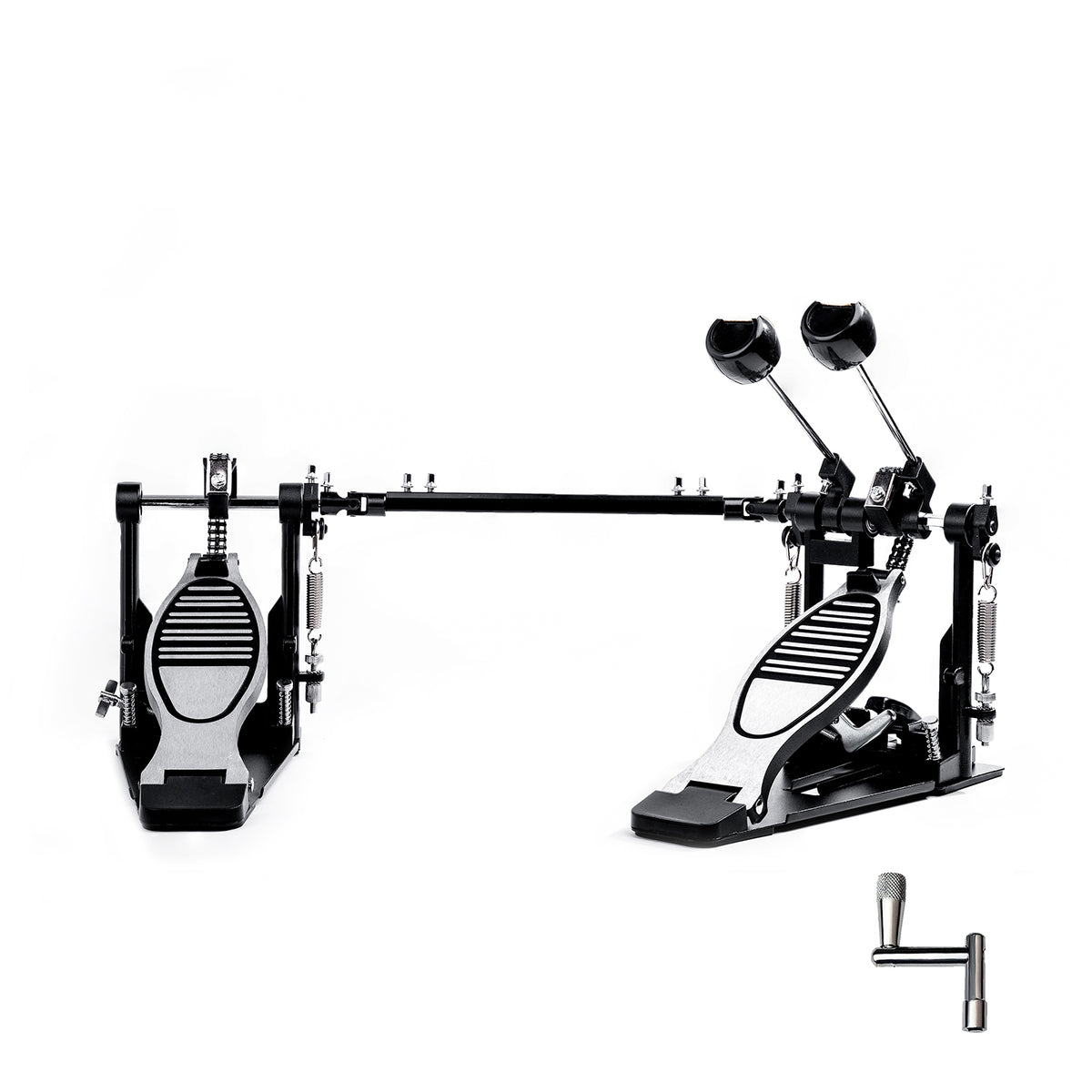 Vaisoeny Double Bass Drum Pedal, Double Chain Kick Drum Pedal (V-SC-HT12)
