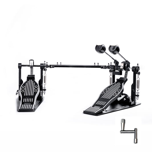 Vaisoeny Double Bass Drum Pedal, Double Chain Kick Drum Pedal (V-SC-ST13)