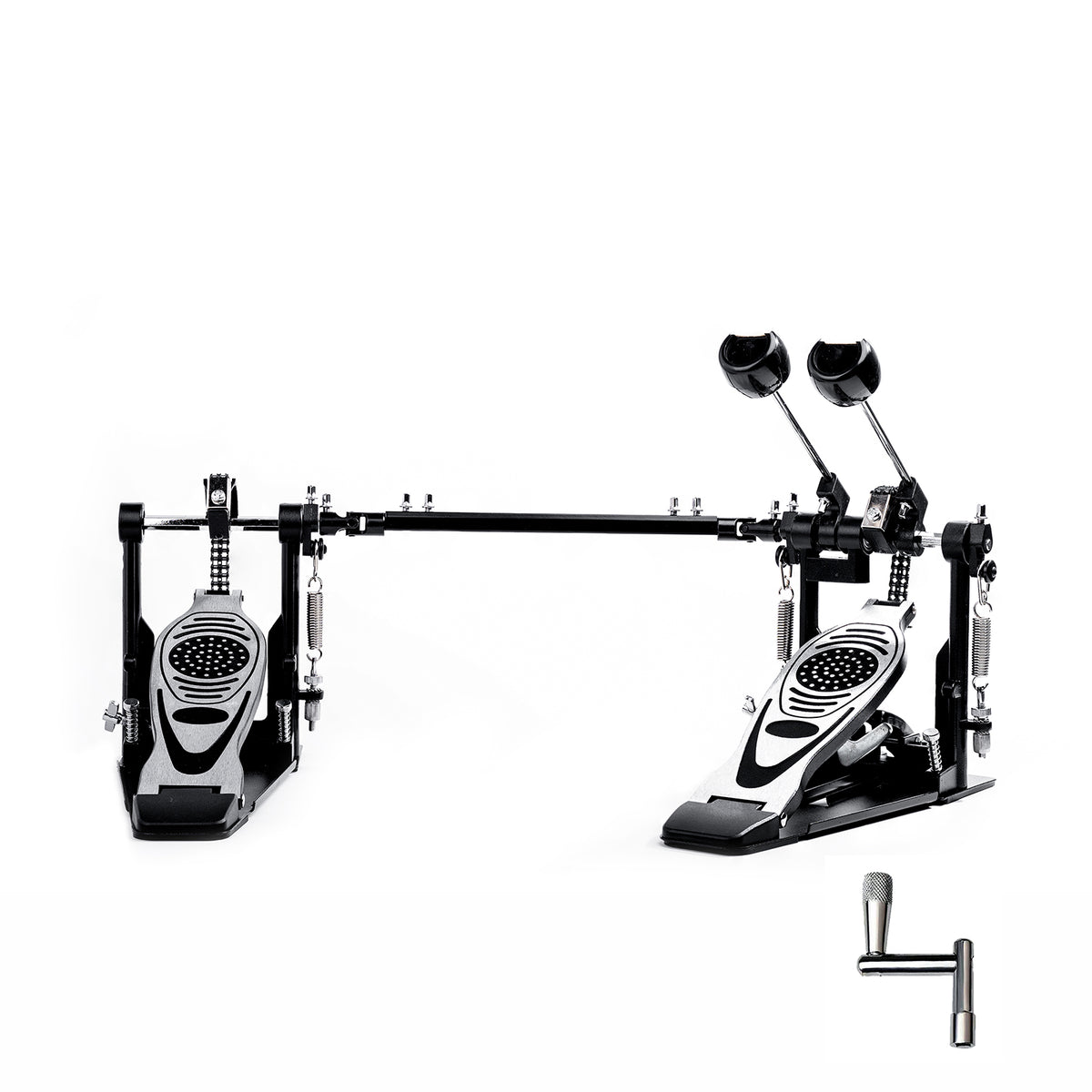 Vaisoeny Doppelpedal für Bassdrum, Doppelkette (V-SC-VZ14)