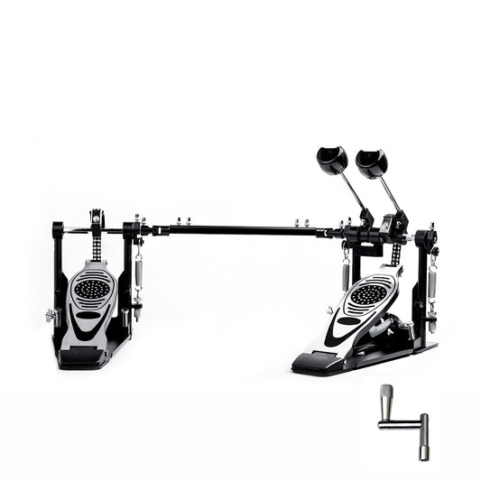 Vaisoeny Double Bass Drum Pedal, Double Chain Kick Drum Pedal (V-SC-VZ14)