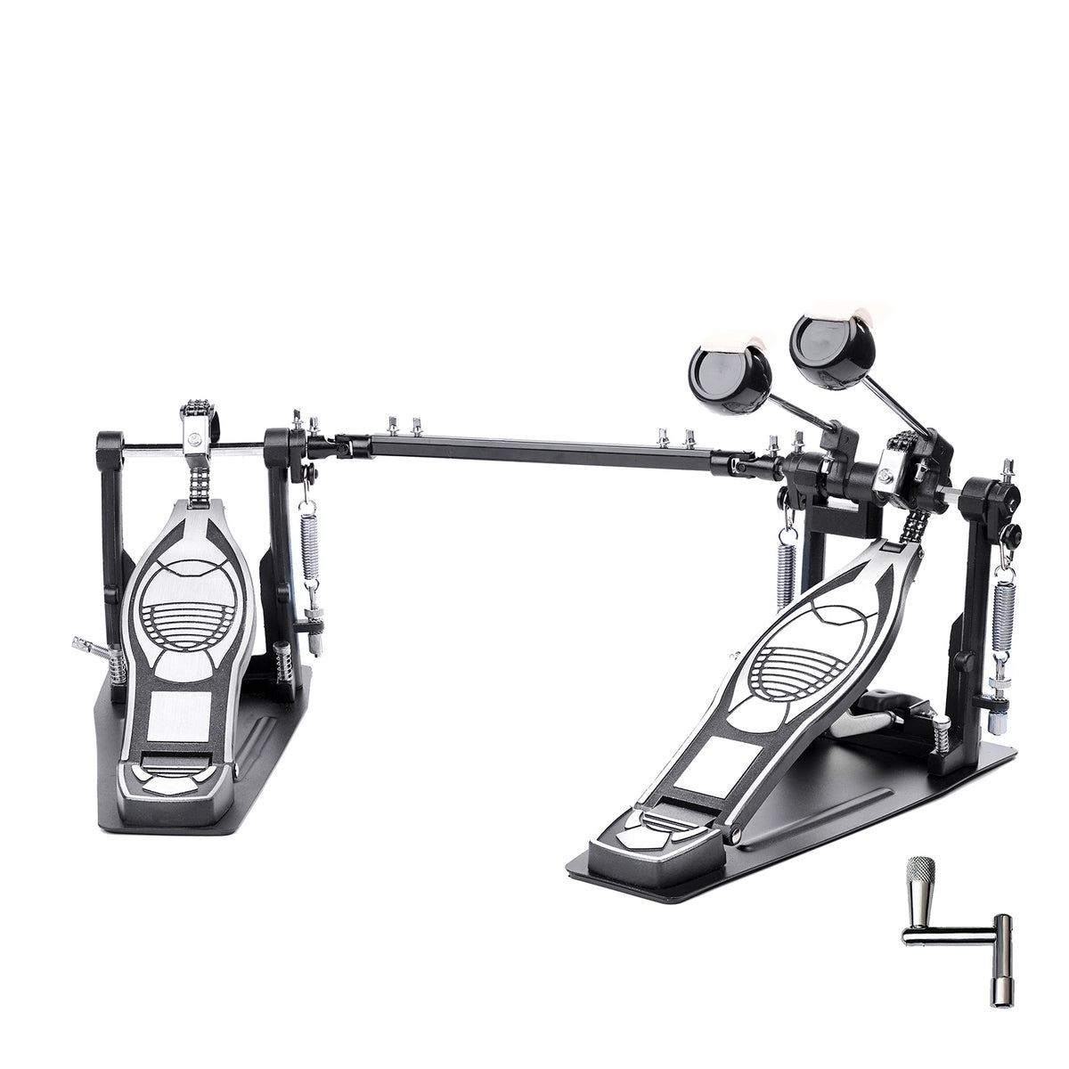 Vaisoeny Doppelpedal für Bassdrum, Doppelkette (V-SC-JKC10)