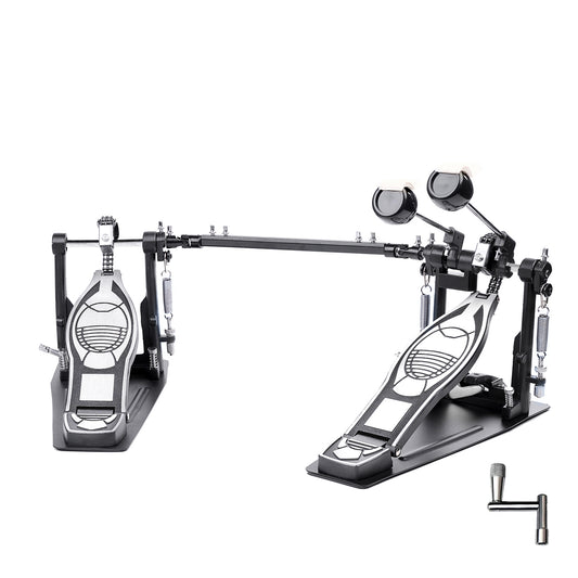 Vaisoeny Double Bass Drum Pedal, Double Chain Kick Drum Pedal (V-SC-JKC10)
