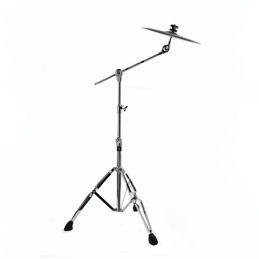 Vaisoeny Cymbal Stand, 1" Pipe Diameter Stainless Steel Boom Cymbal Stand, Adjustable Height 29.5" to 59" (V-XDJ-003)
