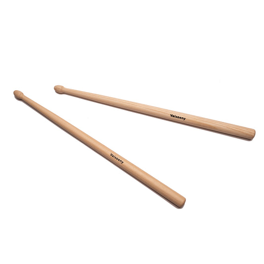 Vaisoeny Marching Drum Sticks, Increase Size Hickory Marching Snare Sticks with Oval Tip
