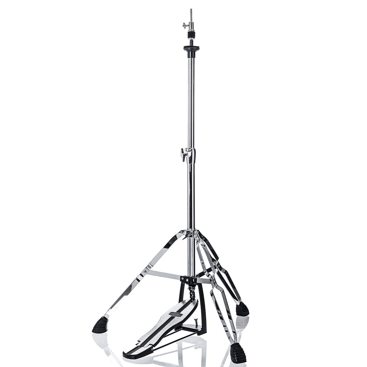 Vaisoeny Hi-Hat-Ständer aus Edelstahl, 1" Rohrdurchmesser, höhenverstellbar 23.6"–39.3" (V-CC-SZ08)