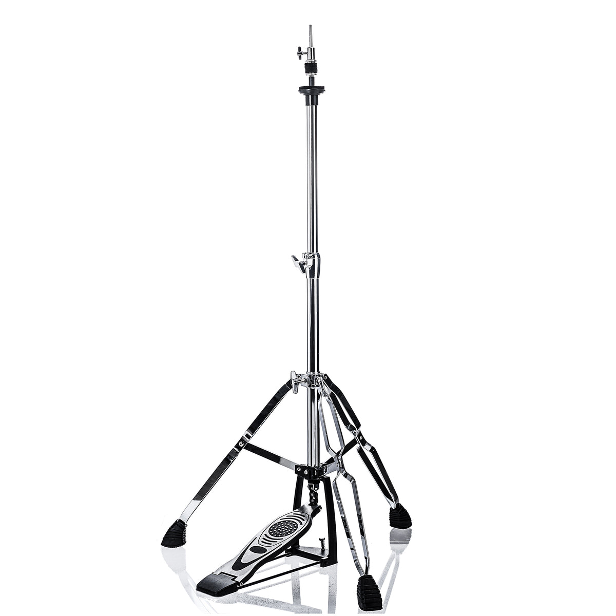 Vaisoeny pied de charleston en acier inoxydable, 1" diamètre du tube, hauteur réglable 23.6"–39.3" (V-CC-VZ10)